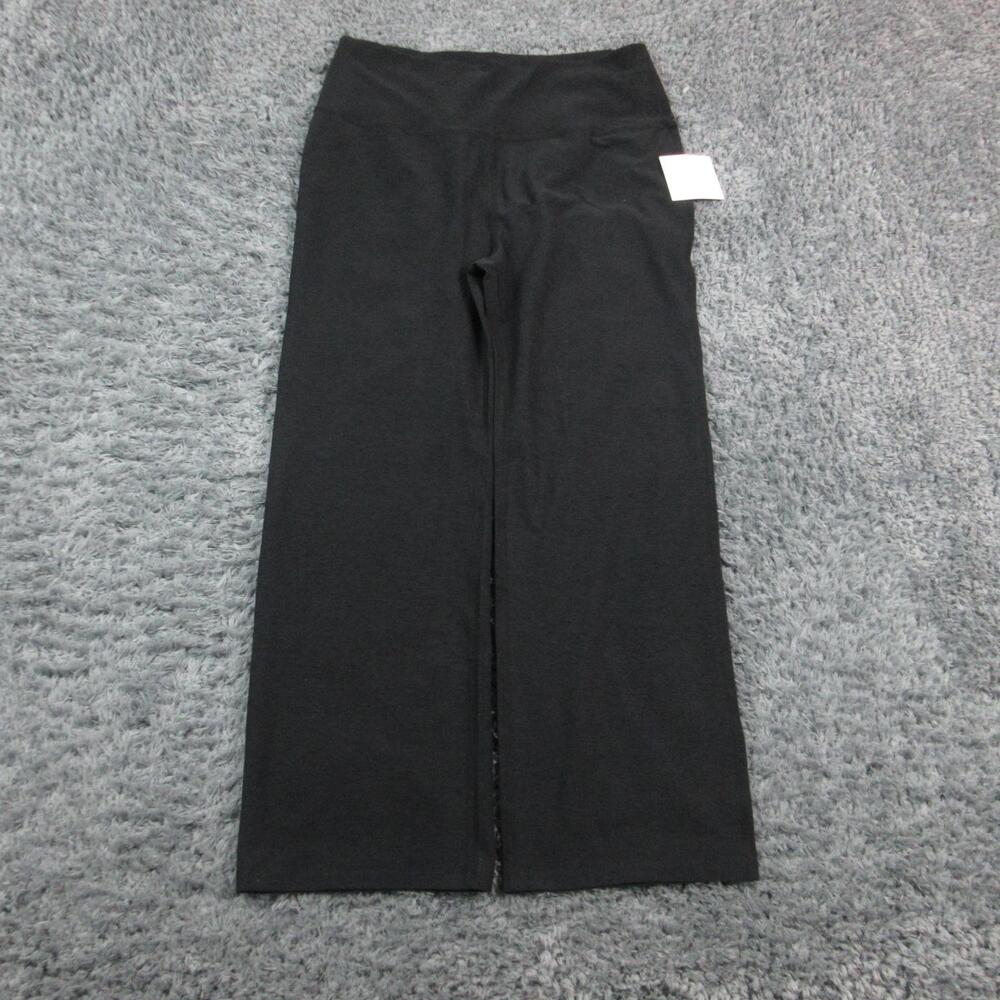 Beyond Yoga Pants Womens 3X Black Wide Leg High Rise Style Yoga 34x29.5* NWT